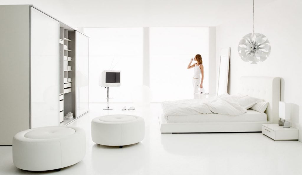 ArcSens white interior design
