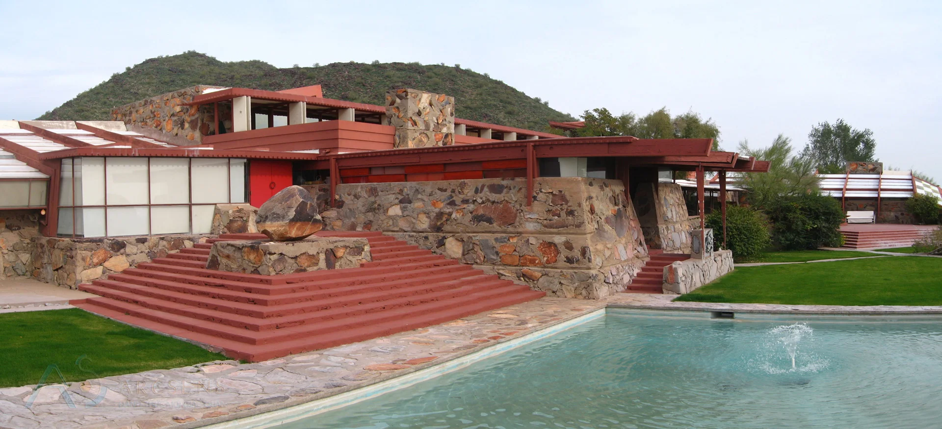 7 YẾU ĐIỂM TRONG CÁC CÔNG TRÌNH CỦA KIẾN TRÚC SƯ LỪNG DANH NGƯỜI MỸ - FRANK LLOYD WRIGHT 5 Công trình Taliesin West