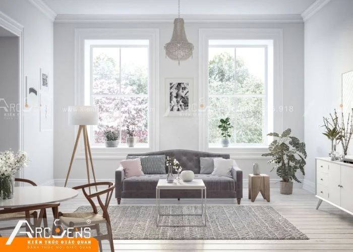 Thiết kế nội thất chung cư 75m2 đẹp mỹ mãn, gia chủ nào cũng mê 1 nội thất chung cư