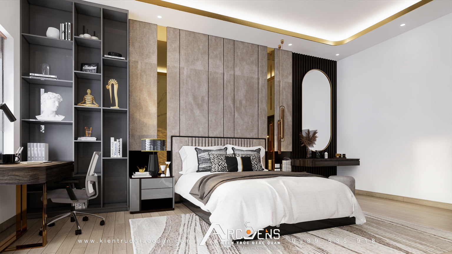 Phong cách thiết kế nội thất Metallic