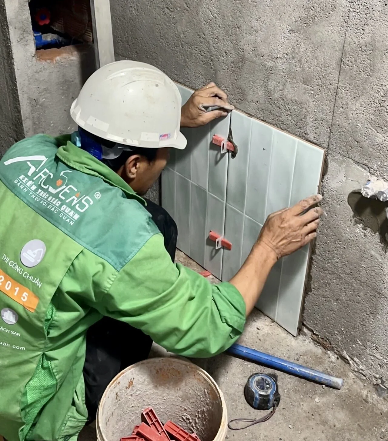 Tiêu chuẩn thi công ốp lát gạch tại ArcSens 1 Tiêu chuẩn thi công ốp lát gạch