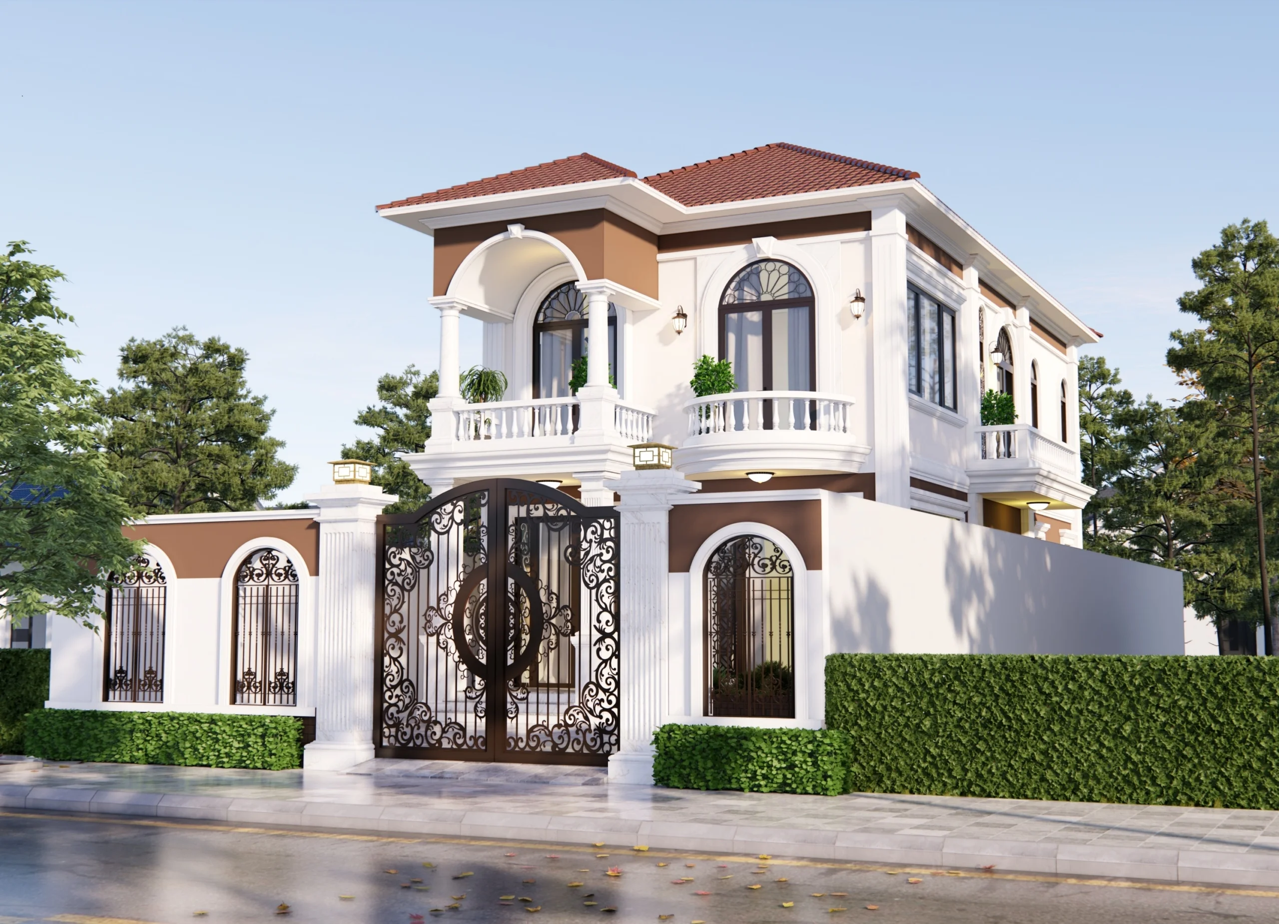 Đơn vị thi công biệt thự uy tín tại Phú Mỹ 4 thiết kế biệt thự Phú Mỹ
