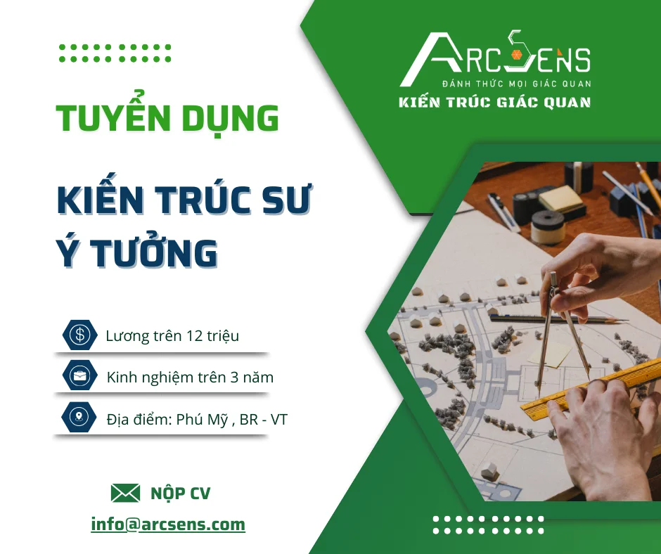 Tuyển dụng kiến trúc sư ý tưởng 4 Tuyển dụng Kiến trúc sư ý tưởng