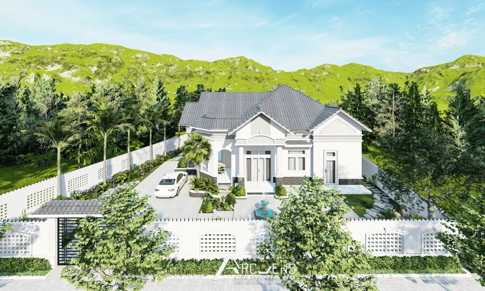 thiết kế biệt thự vườn Phú Mỹ