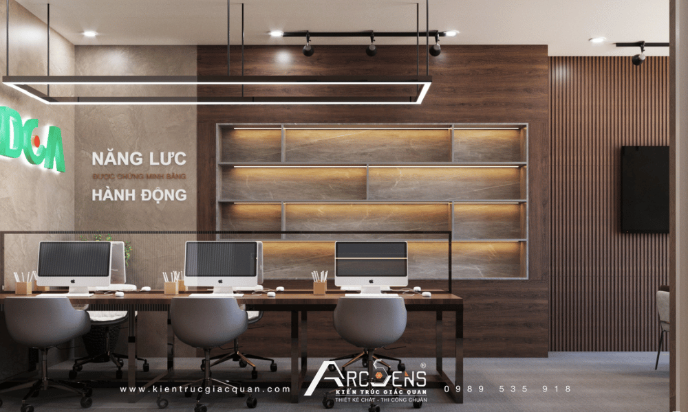 +20 mẫu thiết kế văn phòng đẹp được ưa chuộng nhất hiện nay 1 mẫu thiết kế văn phòng Phú Mỹ